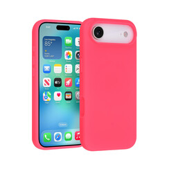 TUNIQ iPhone 17 Air Back-Cover hul - Full Silicone - Hot Pink