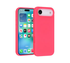 TUNIQ TUNIQ iPhone 17 Air Backcover hoesje - Full Silicone - Felroze TUNIQ TUNIQ iPhone 17 Air Backcover hoesje - Full Silicone - Felroze