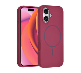 TUNIQ TUNIQ iPhone 16 Back cover case - Magsafe - Full Silicone - Purple