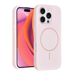 TUNIQ iPhone 16 Pro Back-Cover hul - Magsafe - Full Silicone - Rosa