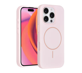 TUNIQ TUNIQ iPhone 16 Pro Backcover hoesje - Magsafe - Full Silicone - Roze