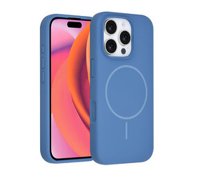 TUNIQ TUNIQ iPhone 16 Pro Back cover case - Magsafe - Full Silicone - Blue