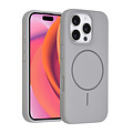 TUNIQ TUNIQ iPhone 16 Pro Backcover hoesje - Magsafe - Full Silicone - Grijs