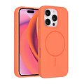 TUNIQ TUNIQ iPhone 16 Pro Back-Cover hul - Magsafe - Full Silicone - Orange