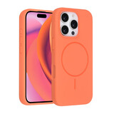 TUNIQ TUNIQ iPhone 16 Pro Back cover case - Magsafe - Full Silicone - Orange