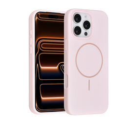 TUNIQ TUNIQ iPhone 16 Pro Max Back-Cover hul - Magsafe - Full Silicone - Rosa TUNIQ TUNIQ iPhone 16 Pro Max Back-Cover hul - Magsafe - Full Silicone - Rosa