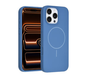 TUNIQ TUNIQ iPhone 16 Pro Max Back cover coque - Magsafe - Full Silicone - Bleu