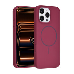 TUNIQ iPhone 16 Pro Max Backcover hoesje - Magsafe - Full Silicone - Paars