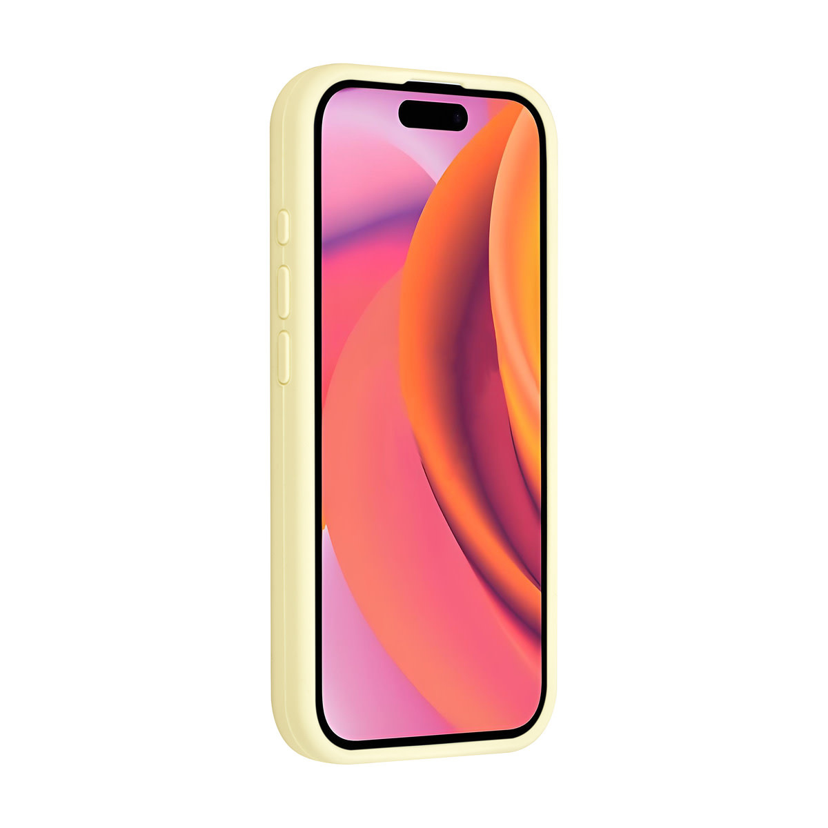 TUNIQ TUNIQ iPhone 17 Backcover hoesje - Magsafe - Full Silicone - Geel, foto 2 van 6