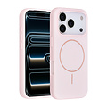 TUNIQ TUNIQ iPhone 17 Pro/iPhone 18 Pro Coque arrière MagSafe Entièrement en silicone - Rose