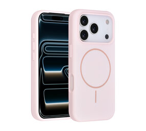 TUNIQ TUNIQ iPhone 17 Pro Back-Cover hul - Magsafe - Full Silicone - Rosa TUNIQ TUNIQ iPhone 17 Pro Back-Cover hul - Magsafe - Full Silicone - Rosa