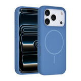 TUNIQ TUNIQ iPhone 17 Pro Back cover case - Magsafe - Full Silicone - Blue TUNIQ TUNIQ iPhone 17 Pro Back cover case - Magsafe - Full Silicone - Blue