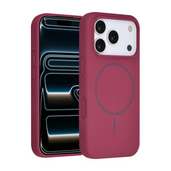 TUNIQ iPhone 17 Pro/iPhone 18 Pro Handyhülle MagSafe Vollständig aus Silikon - Violett