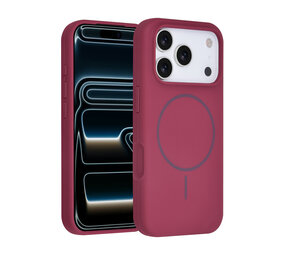 TUNIQ TUNIQ iPhone 17 Pro Backcover hoesje - Magsafe - Full Silicone - Paars