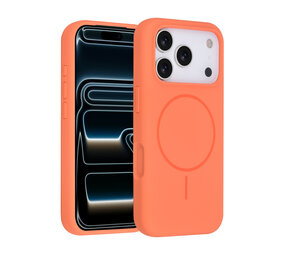 TUNIQ TUNIQ iPhone 17 Pro Back-Cover hul - Magsafe - Full Silicone - Orange