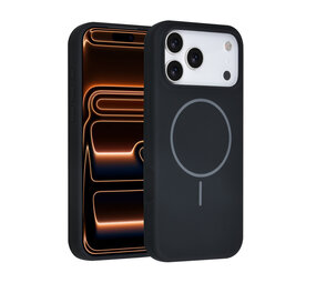 TUNIQ TUNIQ iPhone 17 Pro Max Backcover hoesje - Magsafe - Full Silicone - Zwart