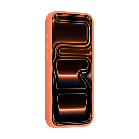 TUNIQ TUNIQ iPhone 17 Pro Max Backcover hoesje - Magsafe - Full Silicone - Oranje TUNIQ TUNIQ iPhone 17 Pro Max Backcover hoesje - Magsafe - Full Silicone - Oranje