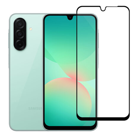 TUNIQ TUNIQ Galaxy A26 5G Screenprotector - 10D Full coverage Screenprotector - Zwarte Rand TUNIQ TUNIQ Galaxy A26 5G Screenprotector - 10D Full coverage Screenprotector - Zwarte Rand