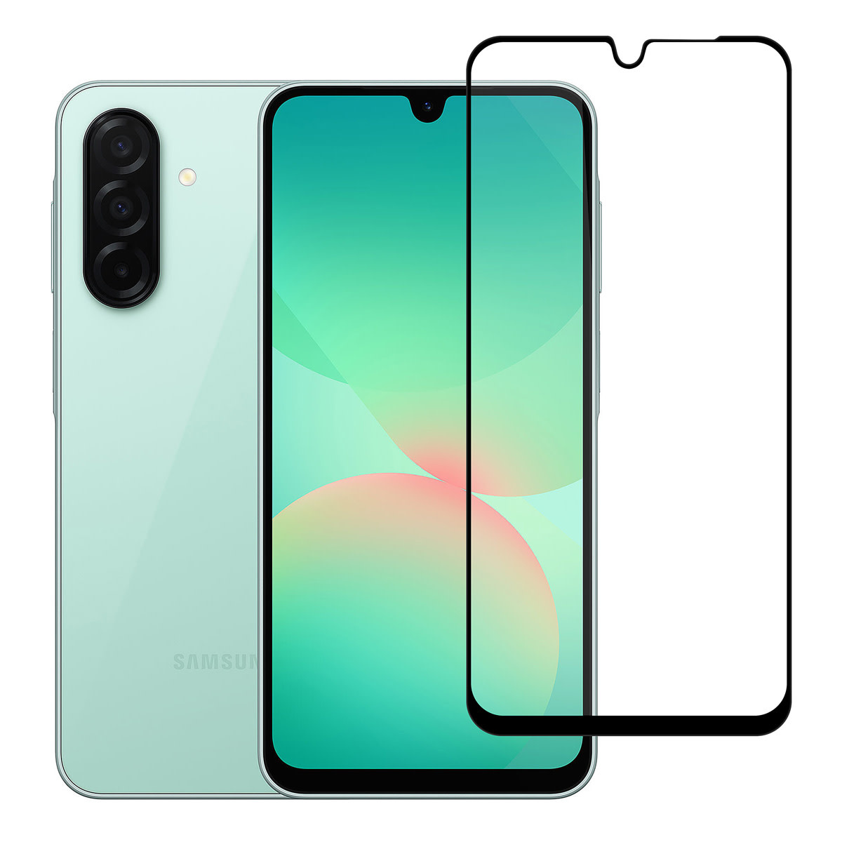 TUNIQ TUNIQ Galaxy A26 5G Screenprotector - 10D Full coverage Screenprotector - Zwarte Rand