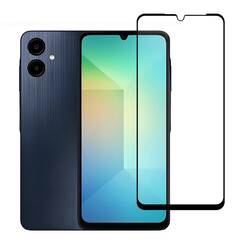 TUNIQ Galaxy A06 Screenprotector - 10D Full coverage Screenprotector - Zwarte Rand