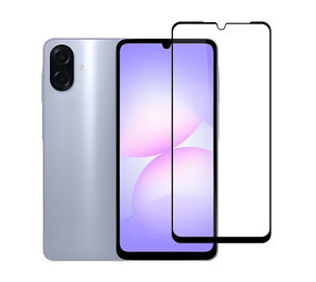 TUNIQ TUNIQ Galaxy A07 Protecteur D'écran - 10D Full coverage Screenprotector - Bord Noir TUNIQ TUNIQ Galaxy A07 Protecteur D'écran - 10D Full coverage Screenprotector - Bord Noir