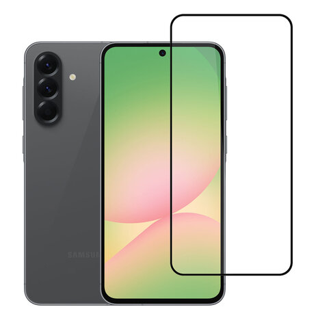 TUNIQ TUNIQ Galaxy A56 Screenprotector - 10D Full coverage Screenprotector - Zwarte Rand TUNIQ TUNIQ Galaxy A56 Screenprotector - 10D Full coverage Screenprotector - Zwarte Rand
