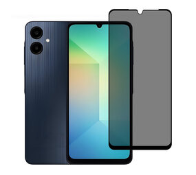 TUNIQ TUNIQ Galaxy A06 Screenprotector - Privacy Glass - Zwart TUNIQ TUNIQ Galaxy A06 Screenprotector - Privacy Glass - Zwart