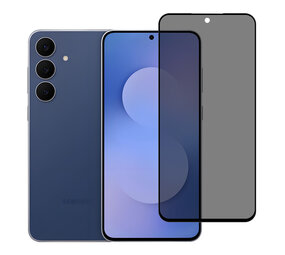 TUNIQ TUNIQ Galaxy S25 FE Tempered glass - Privacy Glass - Black TUNIQ TUNIQ Galaxy S25 FE Tempered glass - Privacy Glass - Black