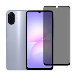 TUNIQ Galaxy A07 Screenprotector - Privacy Glass - Zwart