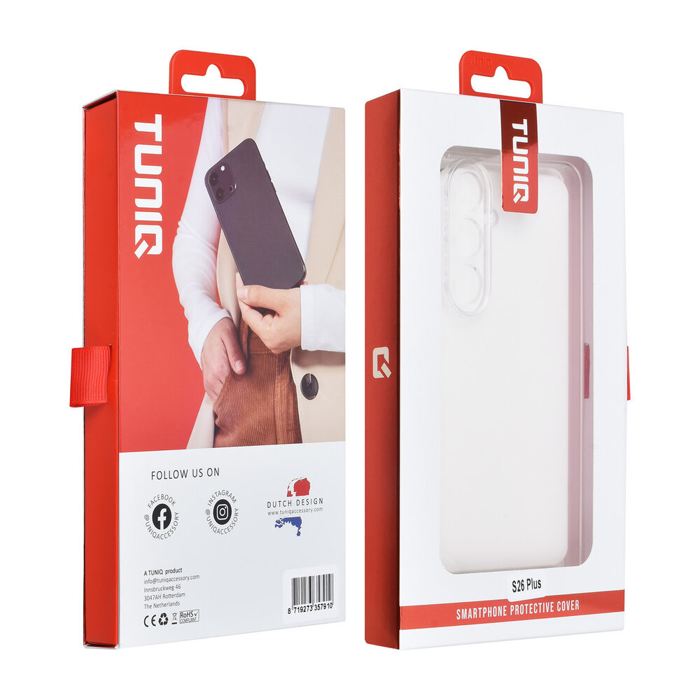 TUNIQ TUNIQ Galaxy S26 Plus Back cover coque - Transparent
