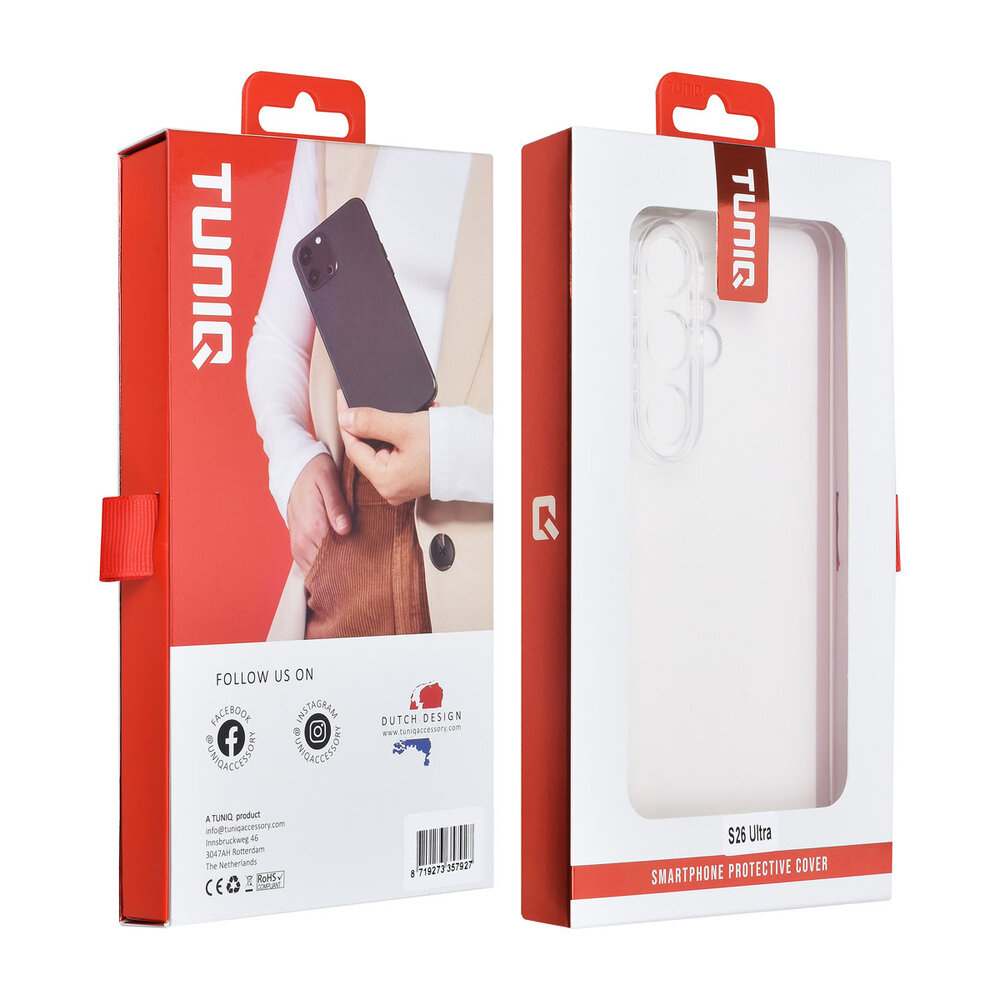 TUNIQ TUNIQ Galaxy S26 Ultra Back-Cover hul - Transparent
