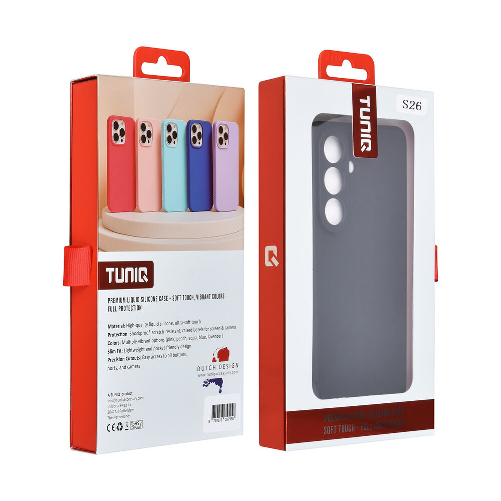 TUNIQ TUNIQ Galaxy S26 Back-Cover hul - Schwarz