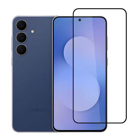 TUNIQ TUNIQ Galaxy S25 FE Screenprotector - 10D Full coverage Screenprotector - Zwarte Rand
