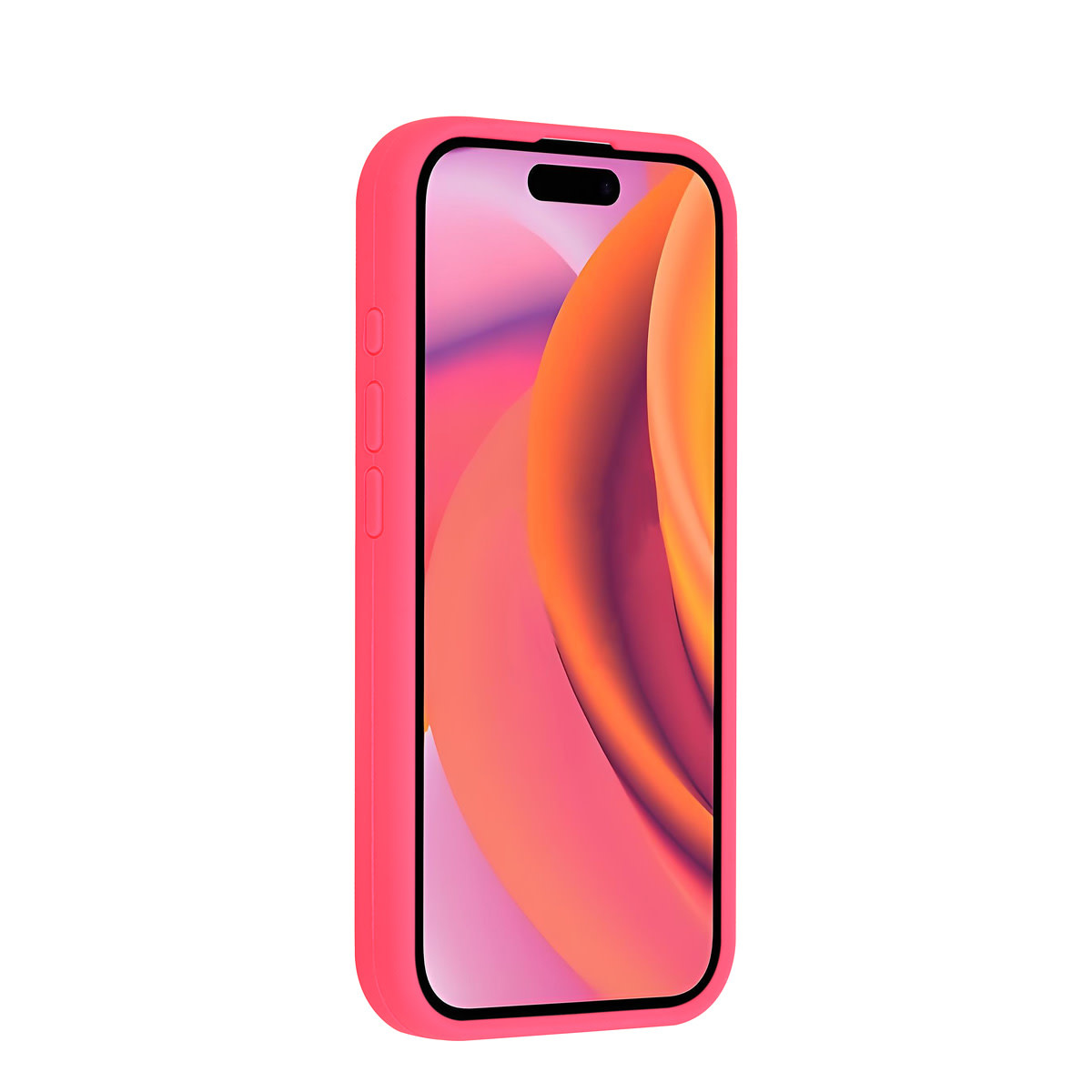 TUNIQ TUNIQ iPhone 16 Backcover hoesje - Full Silicone - Felroze, foto 5 van 6