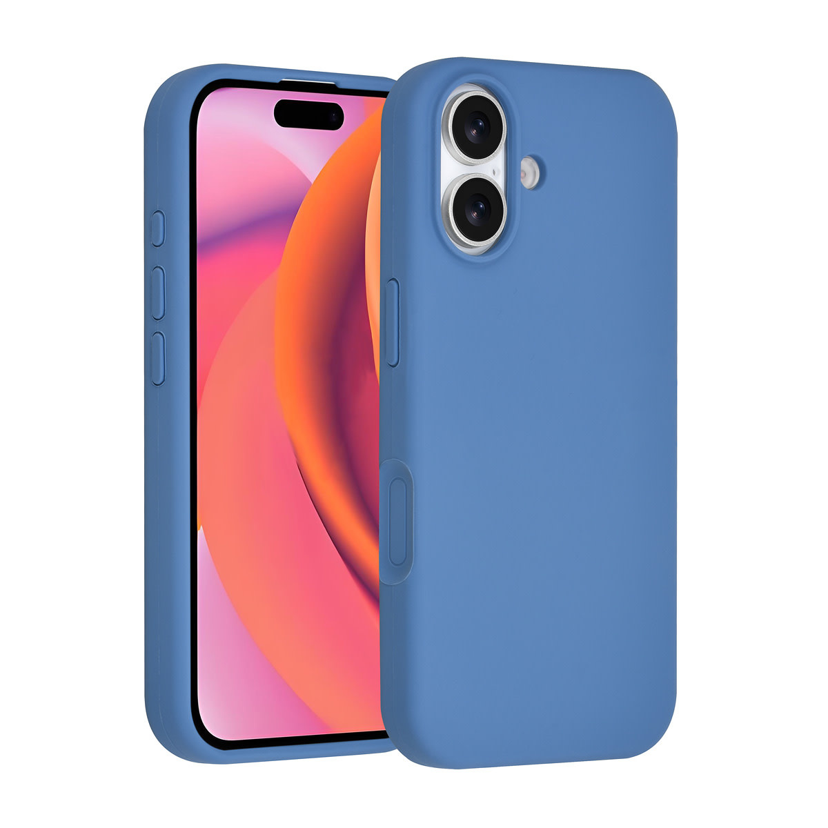 TUNIQ TUNIQ iPhone 16 Backcover hoesje - Full Silicone - Blauw, foto 4 van 6