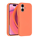 TUNIQ TUNIQ iPhone 16 Back-Cover hul - Full Silicone - Orange