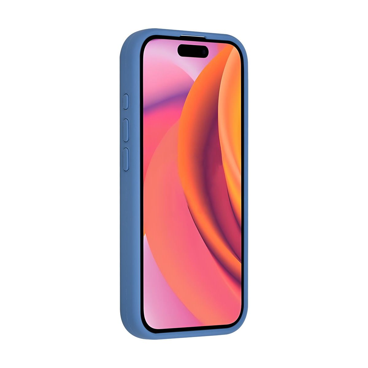 TUNIQ TUNIQ iPhone 16 Pro Backcover hoesje - Full Silicone - Blauw, foto 5 van 6