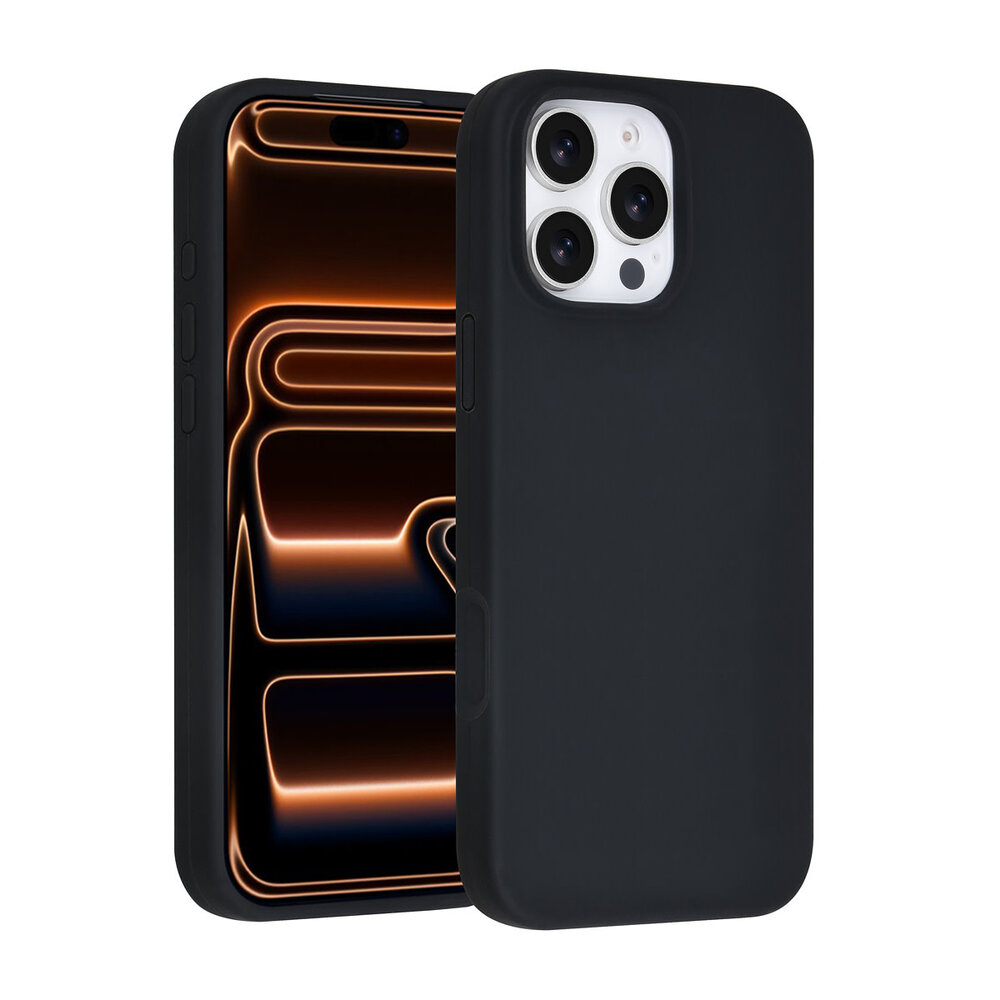TUNIQ TUNIQ iPhone 16 Pro Max Backcover hoesje - Full Silicone - Zwart