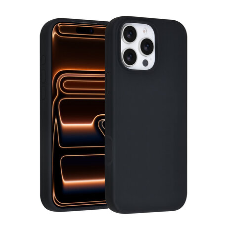 TUNIQ TUNIQ iPhone 16 Pro Max Backcover hoesje - Full Silicone - Zwart