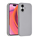 TUNIQ TUNIQ iPhone 17 Backcover hoesje - Full Silicone - Grijs