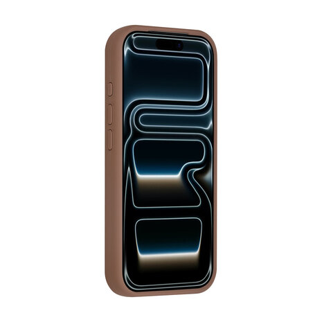 TUNIQ TUNIQ iPhone 17 Pro Back cover coque - Full Silicone - Marron TUNIQ TUNIQ iPhone 17 Pro Back cover coque - Full Silicone - Marron