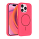 TUNIQ TUNIQ iPhone 16 Pro Back cover coque - Magsafe - Full Silicone - Rose vif