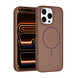 TUNIQ TUNIQ iPhone 16 Pro Max Back cover case - Magsafe - Full Silicone - Brown