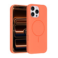 TUNIQ TUNIQ iPhone 16 Pro Max Back-Cover hul - Magsafe - Full Silicone - Orange