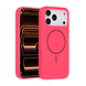 TUNIQ TUNIQ iPhone 17 Pro Max Backcover hoesje - Magsafe - Full Silicone - Felroze