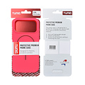 TUNIQ TUNIQ iPhone 17 Pro Max/iPhone 18 Pro Max Coque arrière MagSafe Entièrement en silicone - Rose vif