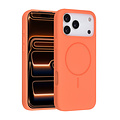 TUNIQ TUNIQ iPhone 17 Pro Max/iPhone 18 Pro Max Handyhülle MagSafe Vollständig aus Silikon - Orange