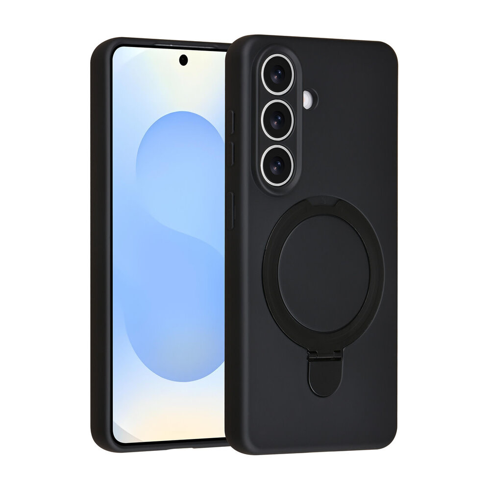 TUNIQ TUNIQ Galaxy S26 Back-Cover hul - Magsafe With Ring Stand - Hanger - Schwarz