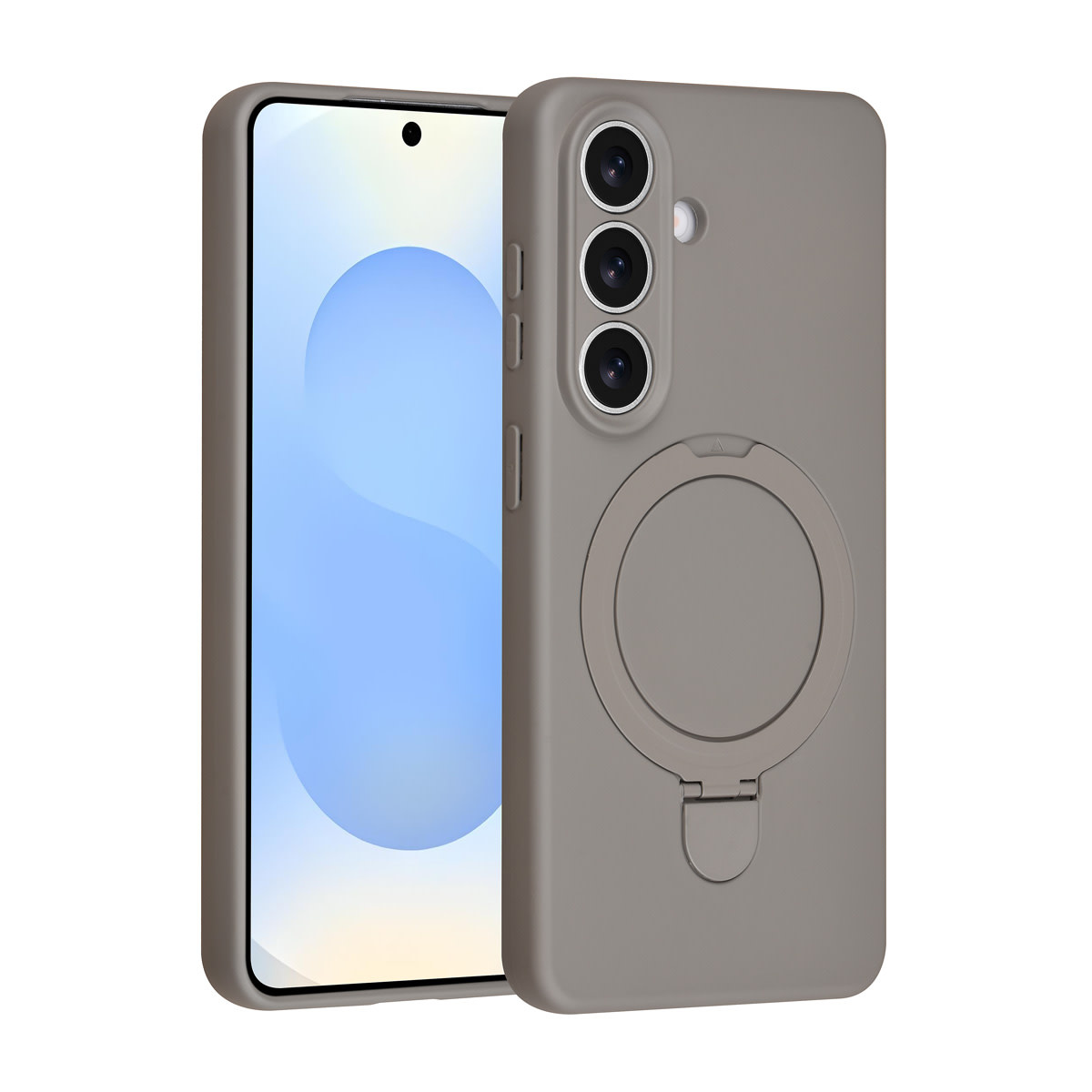 TUNIQ TUNIQ Galaxy S26 Backcover hoesje - Magsafe With Ring Stand - Hanger - Titanium Grey