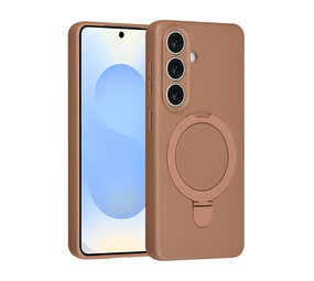 TUNIQ TUNIQ Galaxy S26 Back cover coque - Magsafe With Ring Stand - Hanger - Desert Brown